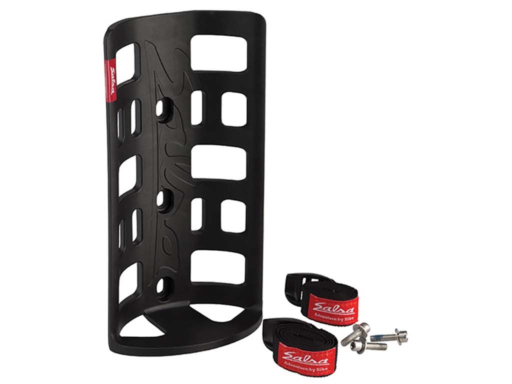 Salsa EXP Series Anything Cage HD + EXP Rubber Straps noir