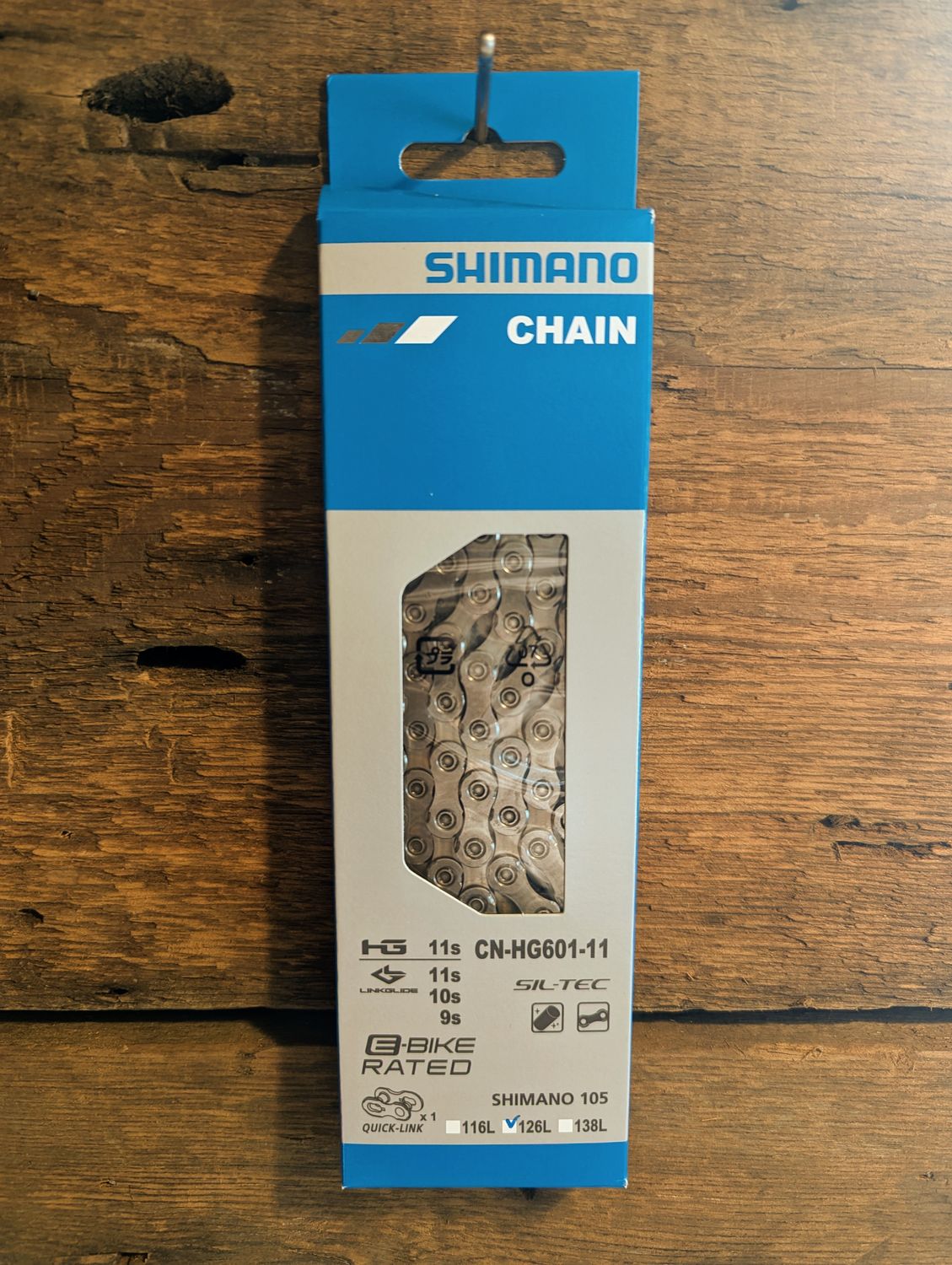 Chaine Shimano 105 CN-HG601-11 11v 126mailles