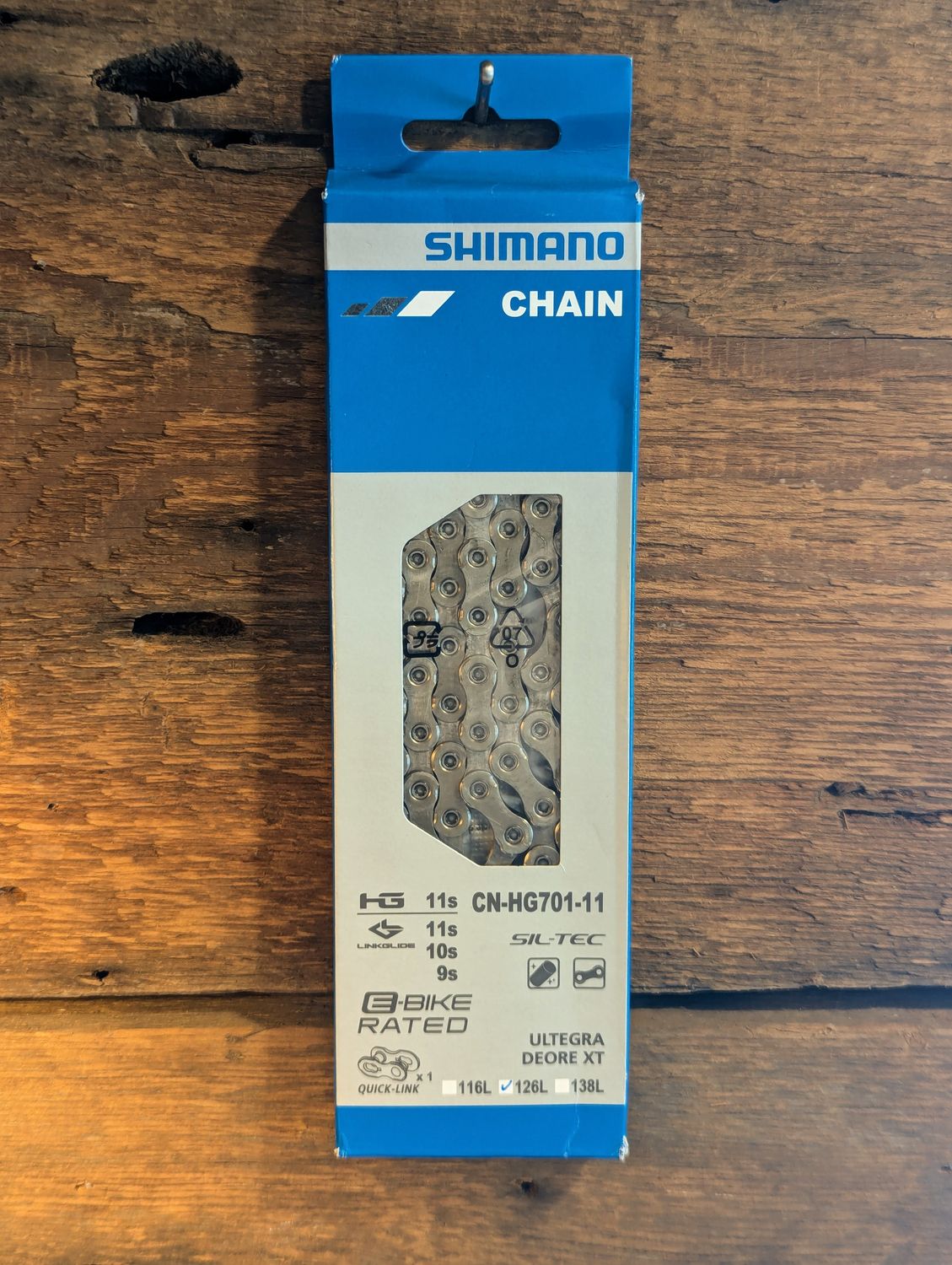 chaine Shimano XT / Ultegra CN-HG701-11 11v 126 mailles