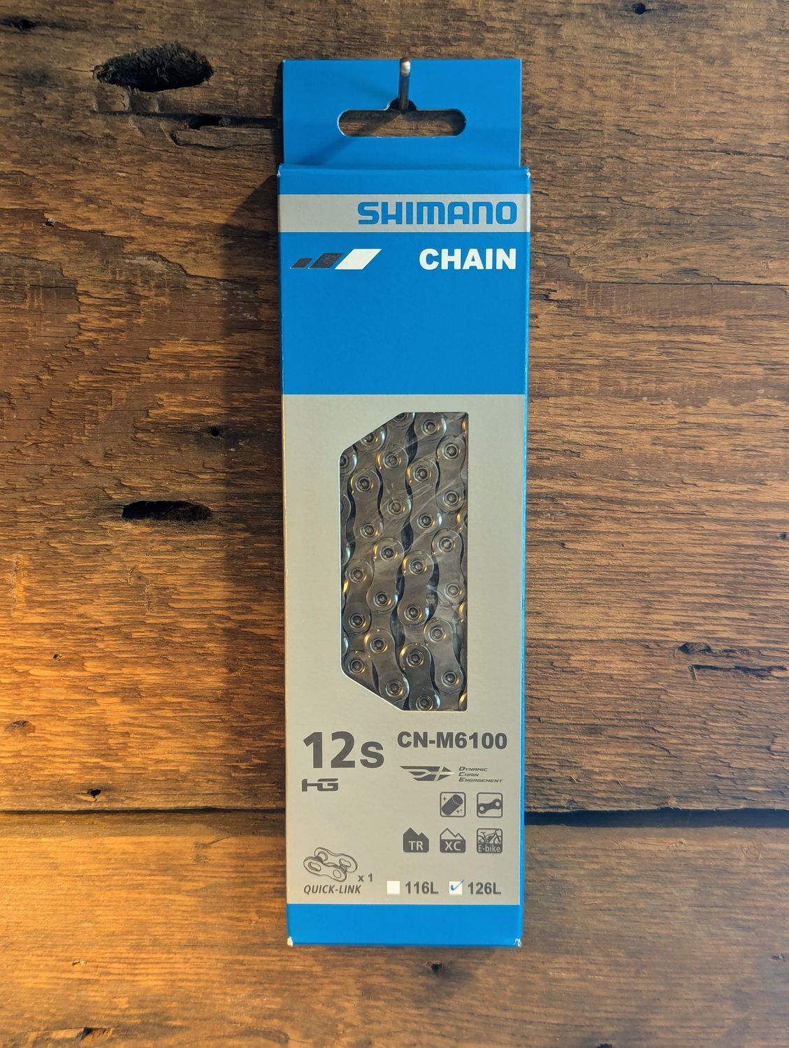 chaine Shimano CN-M6100 12v 126 mailles
