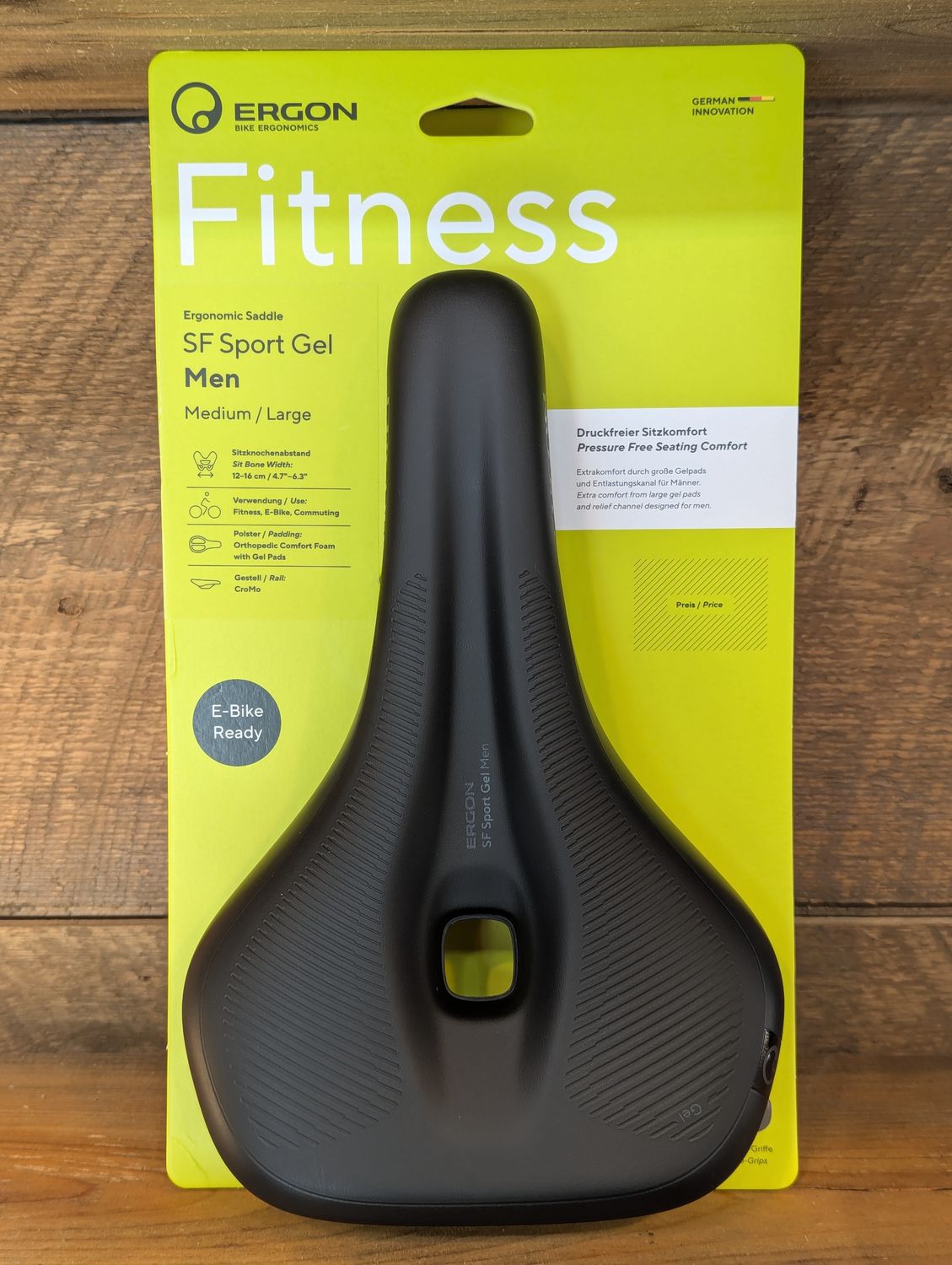 Selle ERGON SF Sport Gel Homme M/G