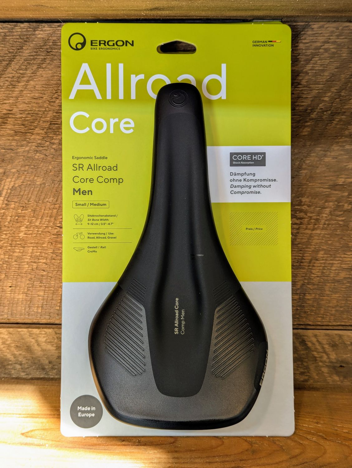 Selle Ergon SR Allroad Core Comp P/M cromo noir