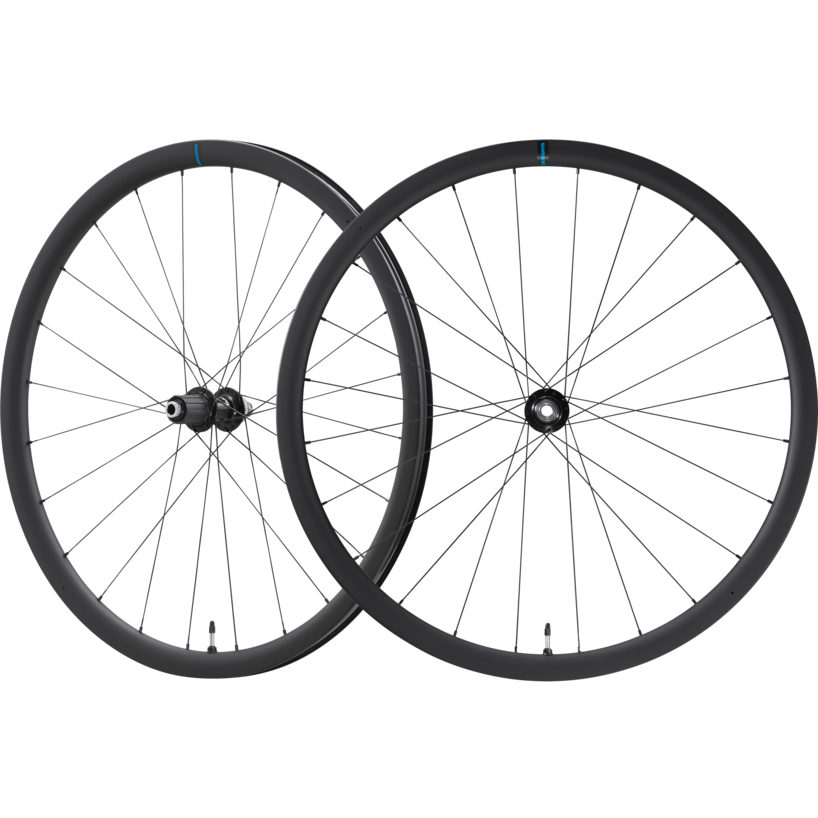 Paire de roues Shimano Carbone WH-RS710-C32-TL 24 rayons 11/12v  Thruaxle 100/142 Tubeless Centerlock