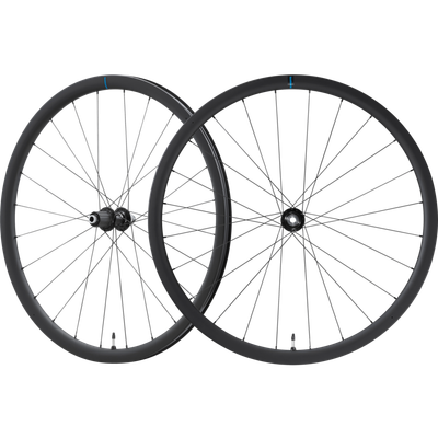 Paire de roues Shimano Carbone WH-RS710-C32-TL 24 rayons 11/12v  Thruaxle 100/142 Tubeless Centerlock