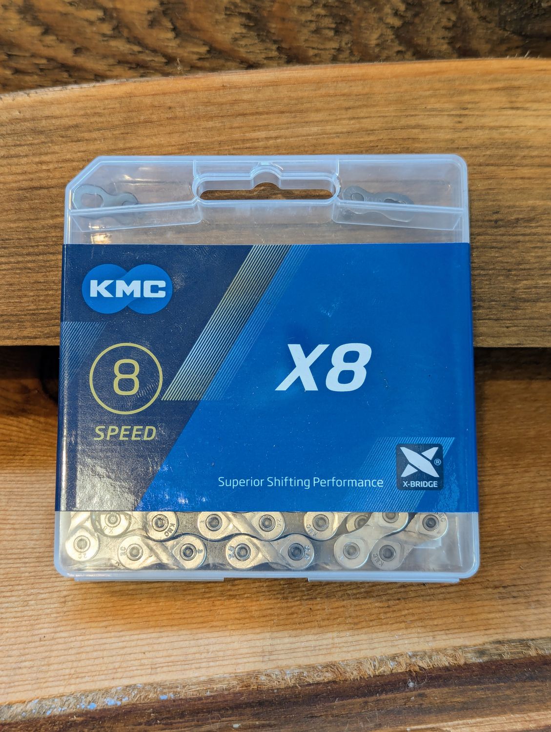 chaine KMC X8 6/7/8v 116mailles
