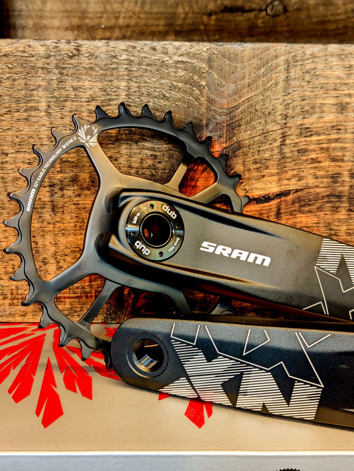 Pédalier SRAM NX Eagle DUB 12v axe 28.99mm Direct Mount 32d 165mm Boost