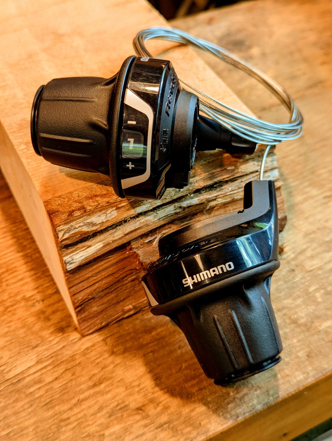 Gripshift Shimano RS45 7x3v paire