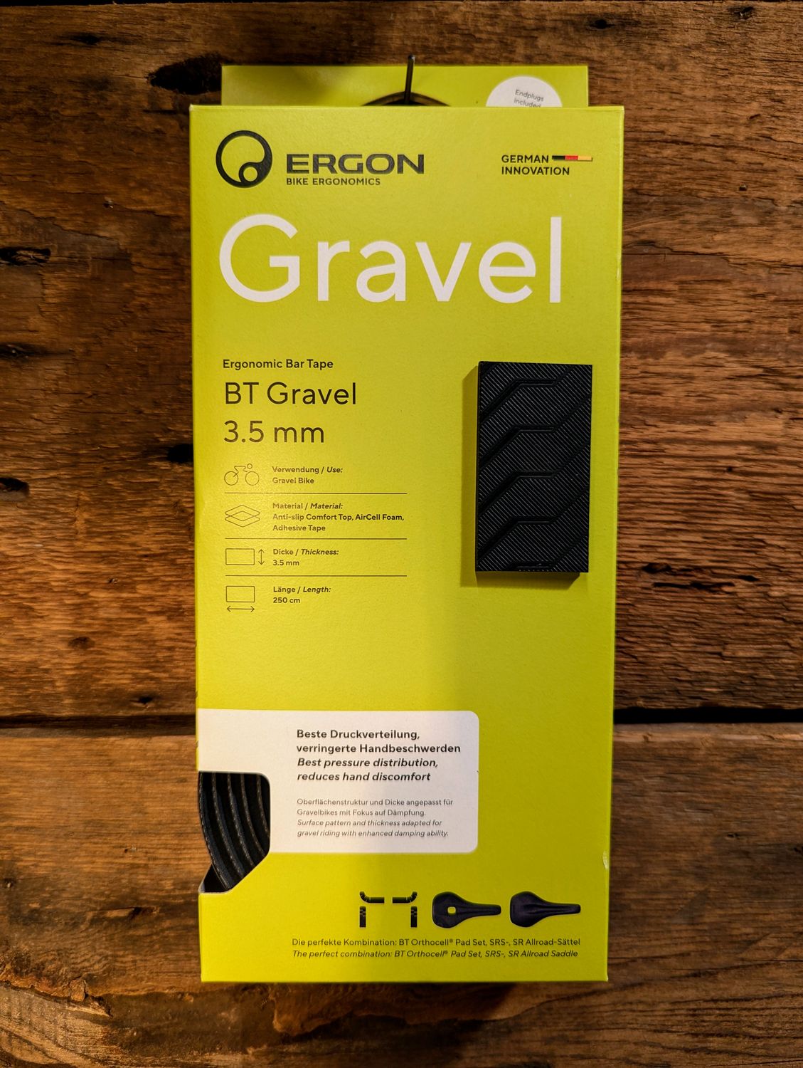Guidoline ERGON BT Gravel noir