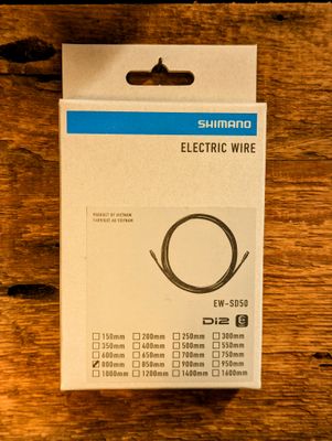 Fil électronique Shimano Di2 EW-SD50 800MM
