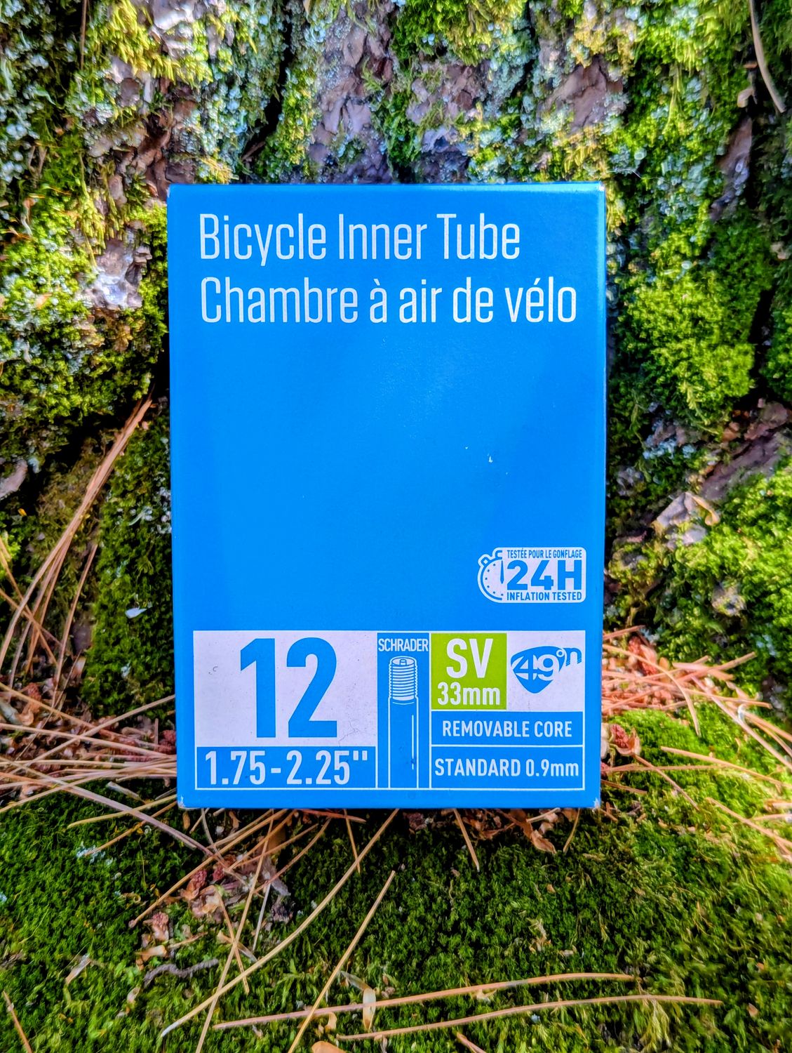 chambre à air 49N 12x1.75-2.25 Schrader 33mm
