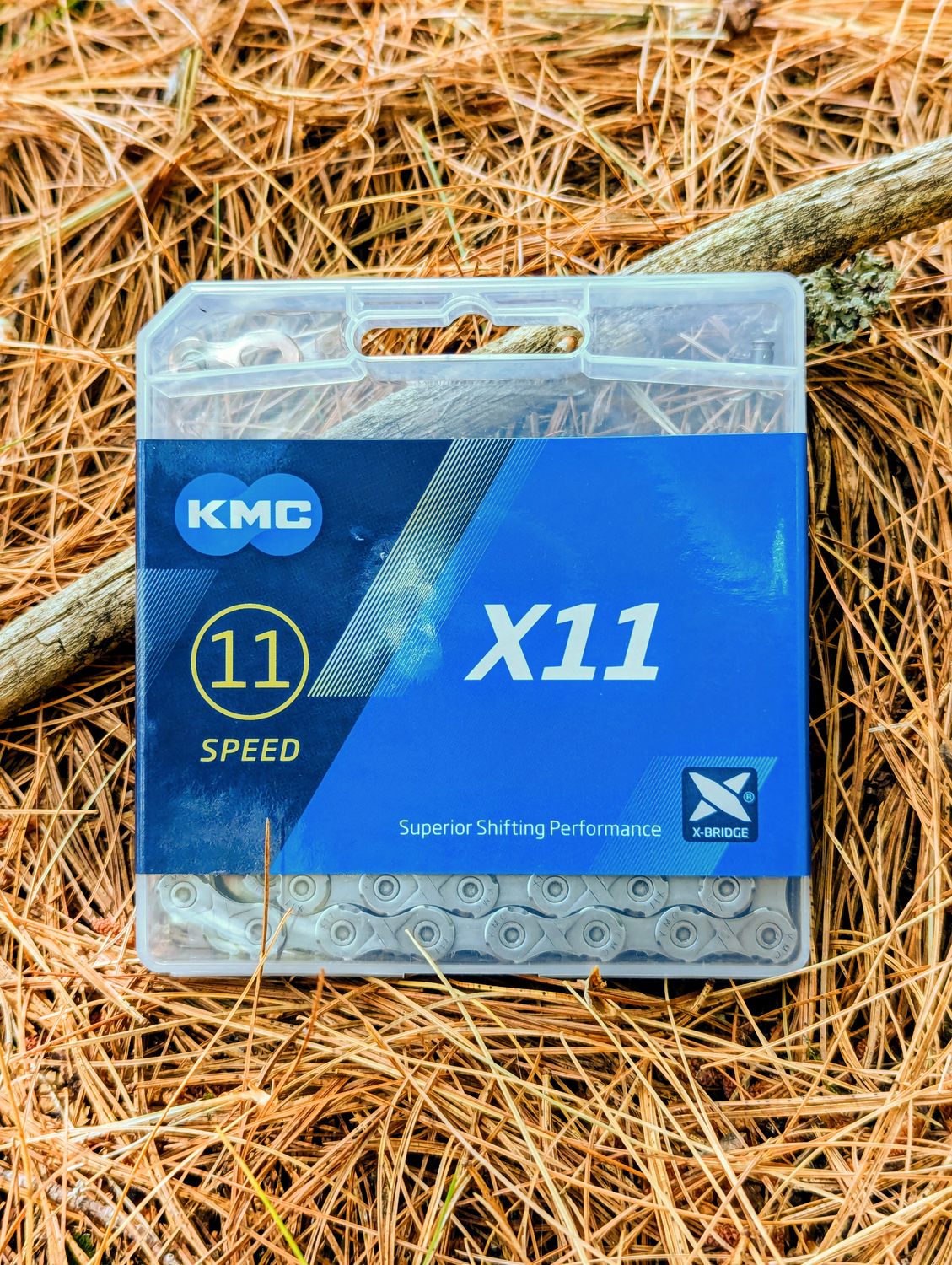 chaine KMC X11 GY/GY 11v 5.5mm 118 mailles