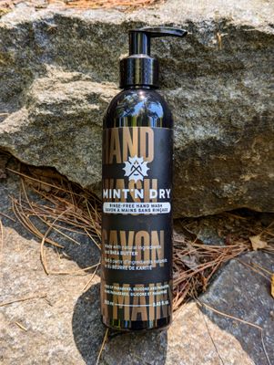 Savon à main sans rinçage Mint n Dry 250 ml