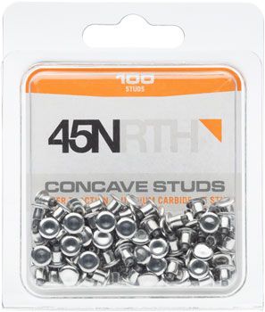 Paquet 100 Clous 45NRTH Concave Carbide Aluminum