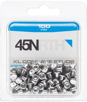 Paquet de 100 Clous 45NRTH XL Concave Carbide Aluminum