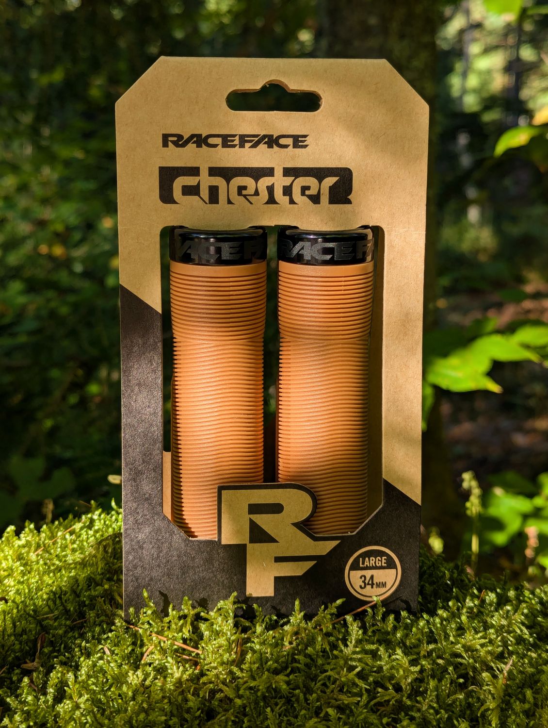RaceFace Chester Grips Lock-On noir/gum 34mm