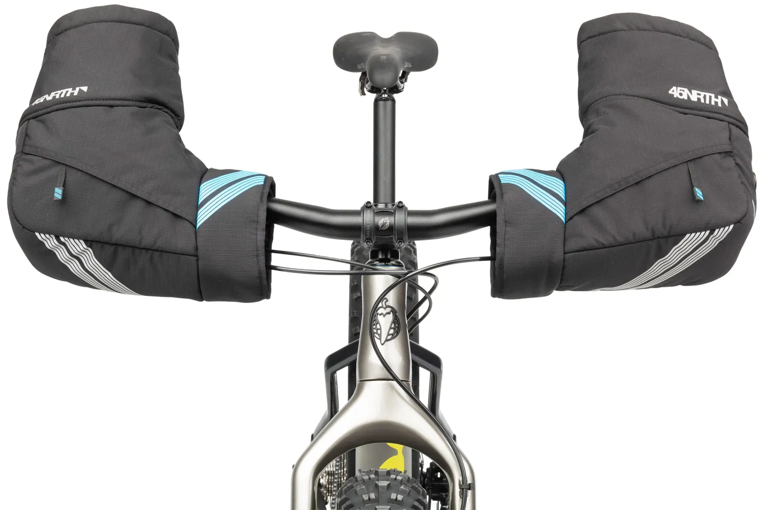 Poignées 45NRTH Cobrafist Pogies noire taille universelle