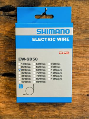 Fil électronique Shimano EW-SD50 Di2 250mm