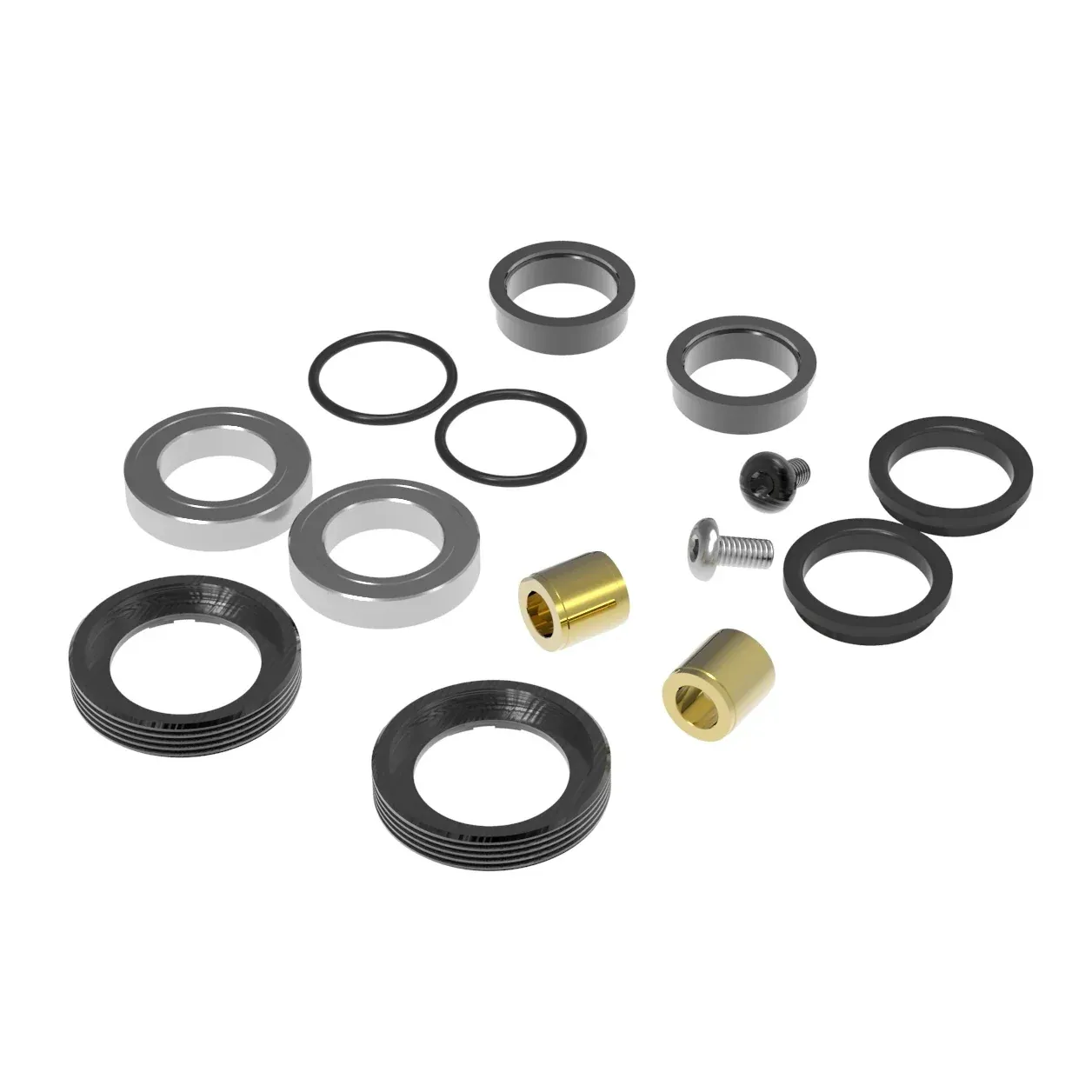 Kit pièces &amp; bearings Pédales OneUp Aluminium  V2
