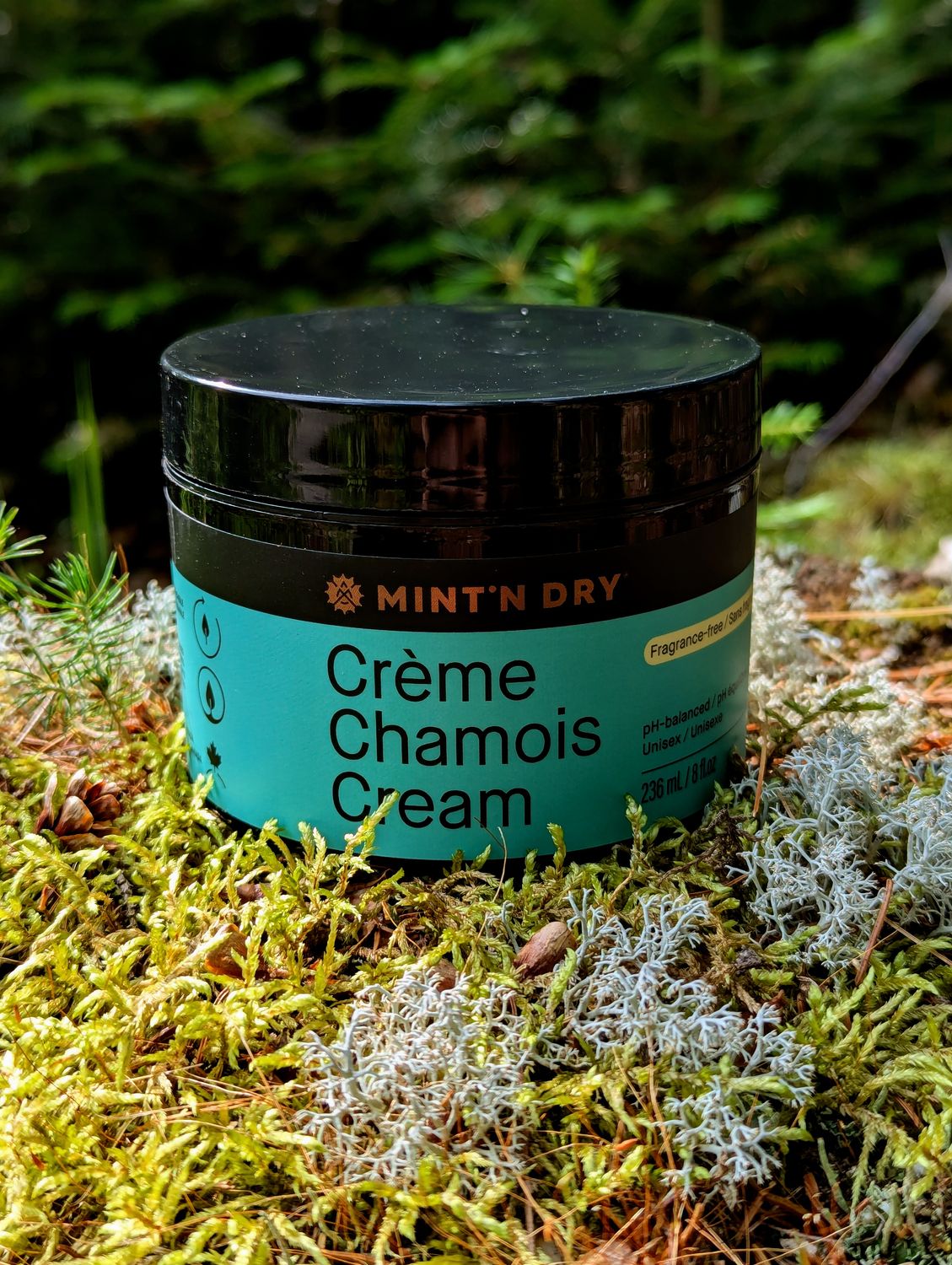 crème chamois mint'n dry 236 ml