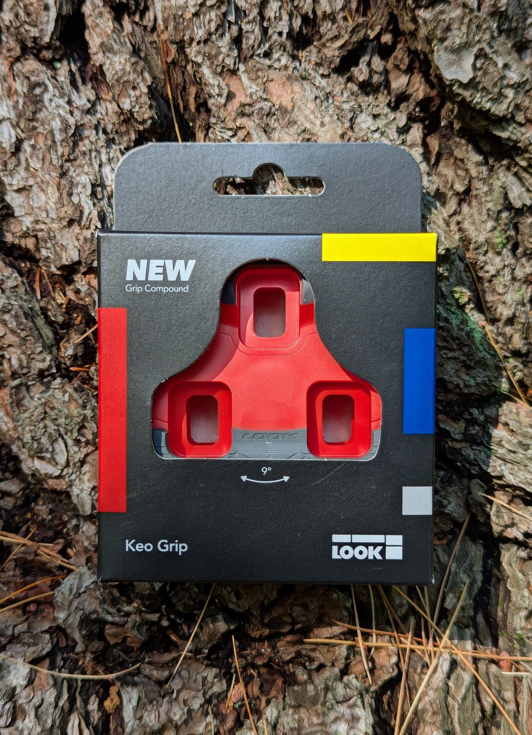 Cales Look Keo Grip Float 9° rouge