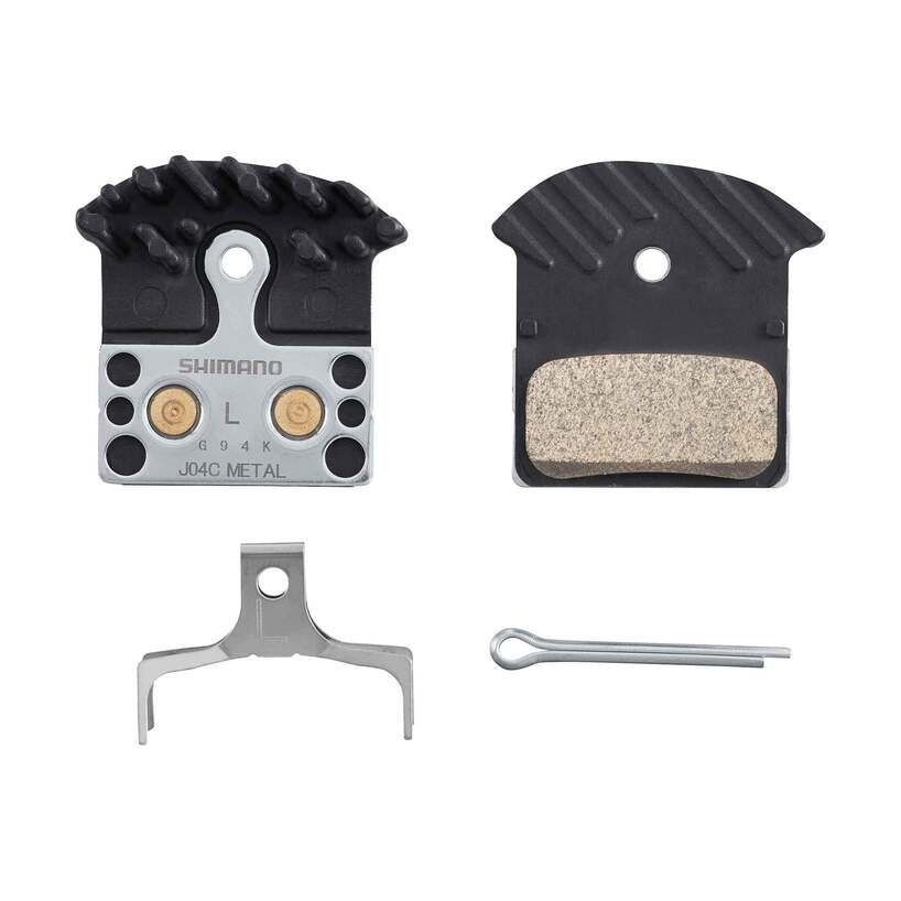 Pads Shimano BP-J04C-MF Metal avec ailettes