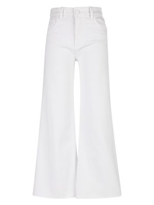 Meg High Rise Wide Leg - White