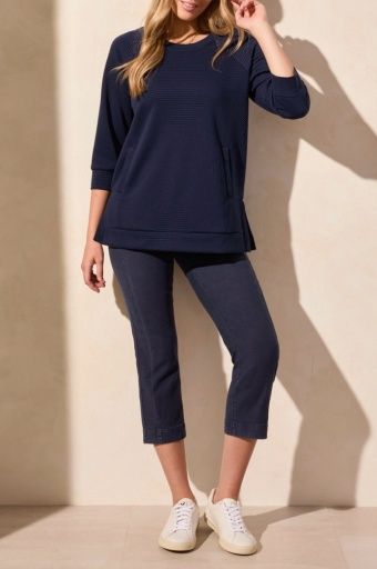 Navy Tunic, Size: XS, Colour: JET BLUE