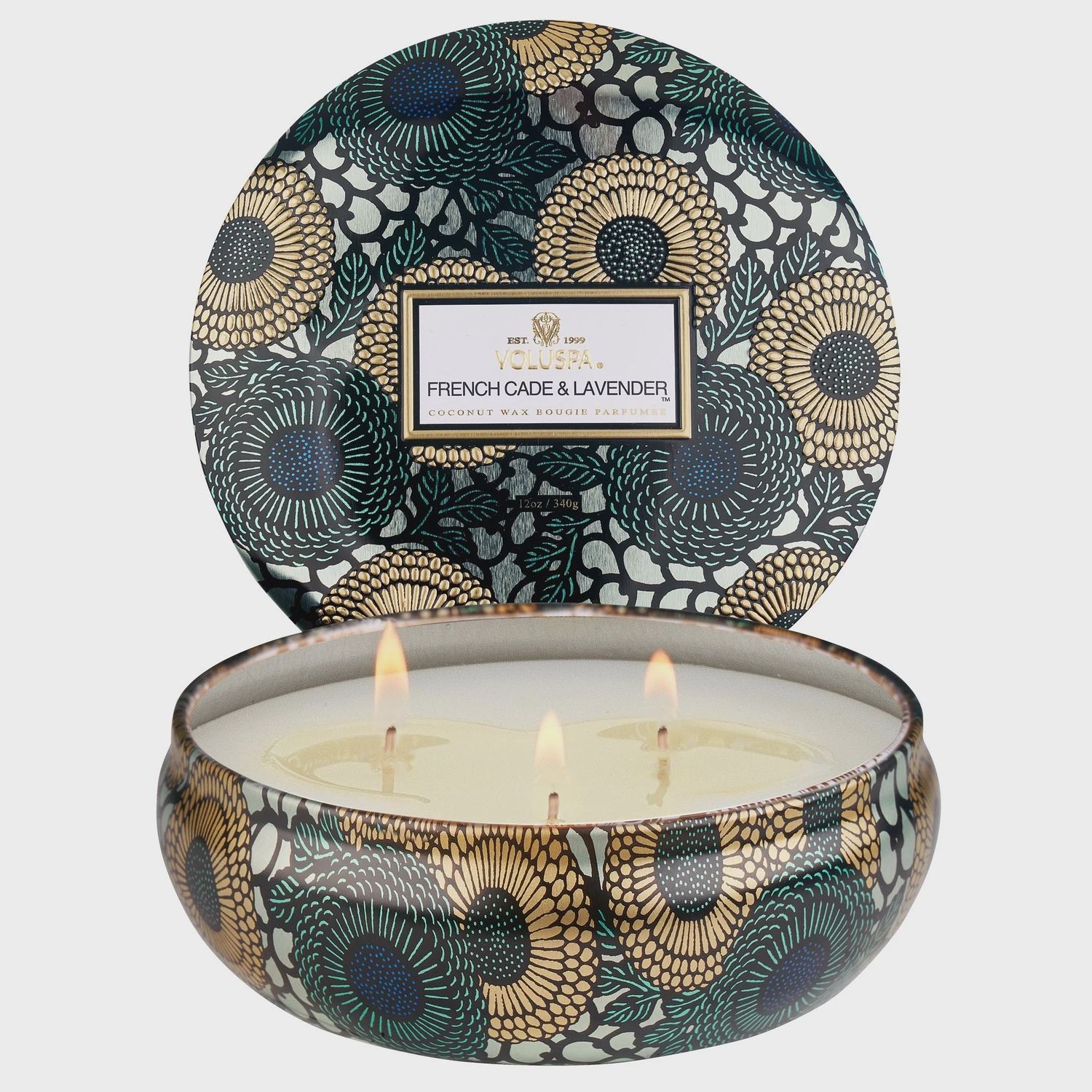 French Cade Lavender, Size: 3-Wick Tin