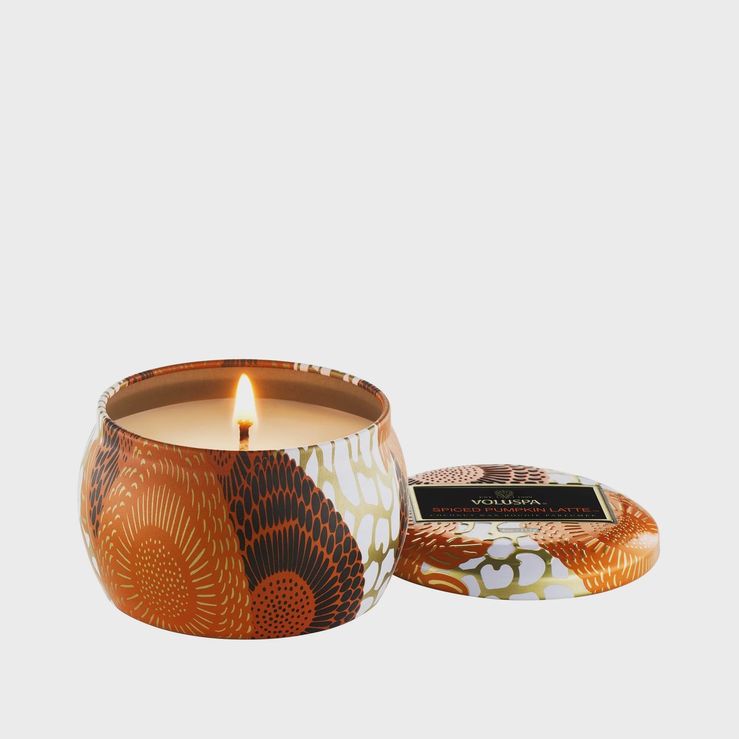 Spiced Pumpkin Latte Candle, Size: Mini Tin