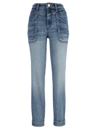 Reese High Rise Straight Leg - Electric, Size: 00