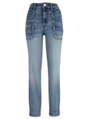 Reese High Rise Straight Leg - Electric