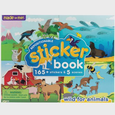 Animal Theme Made By Me!® Repositionable Sticker Book
