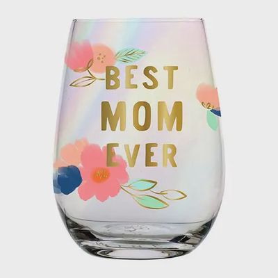 Best Mom Ever Wine Glass