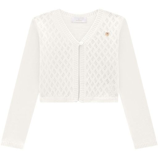 White Cardigan, Size: 10