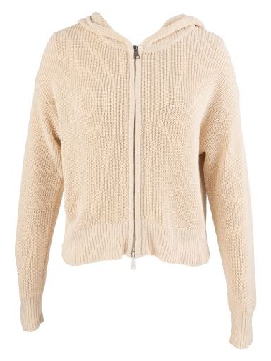 Phoebe Knit Zip Hoodie, Size: XS