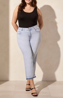 SOPHIA CURVY MICRO FLARE CROP JEANS