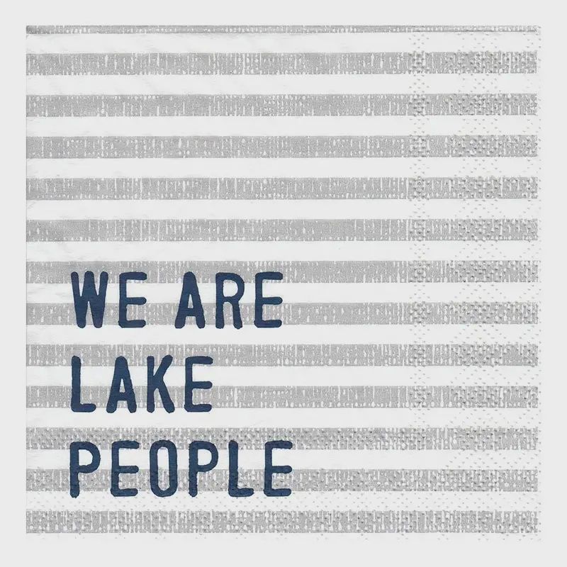 We are Lake People Cocktail Napkins