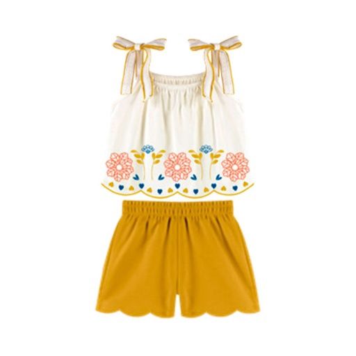 Embroidered Two-Piece Set, Size: 14