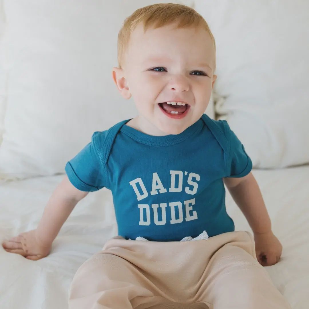 Dad&#39;s Dude Short Sleeve Onesie