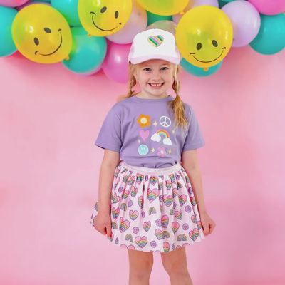 Happy Doodle Short Sleeve T-Shirt