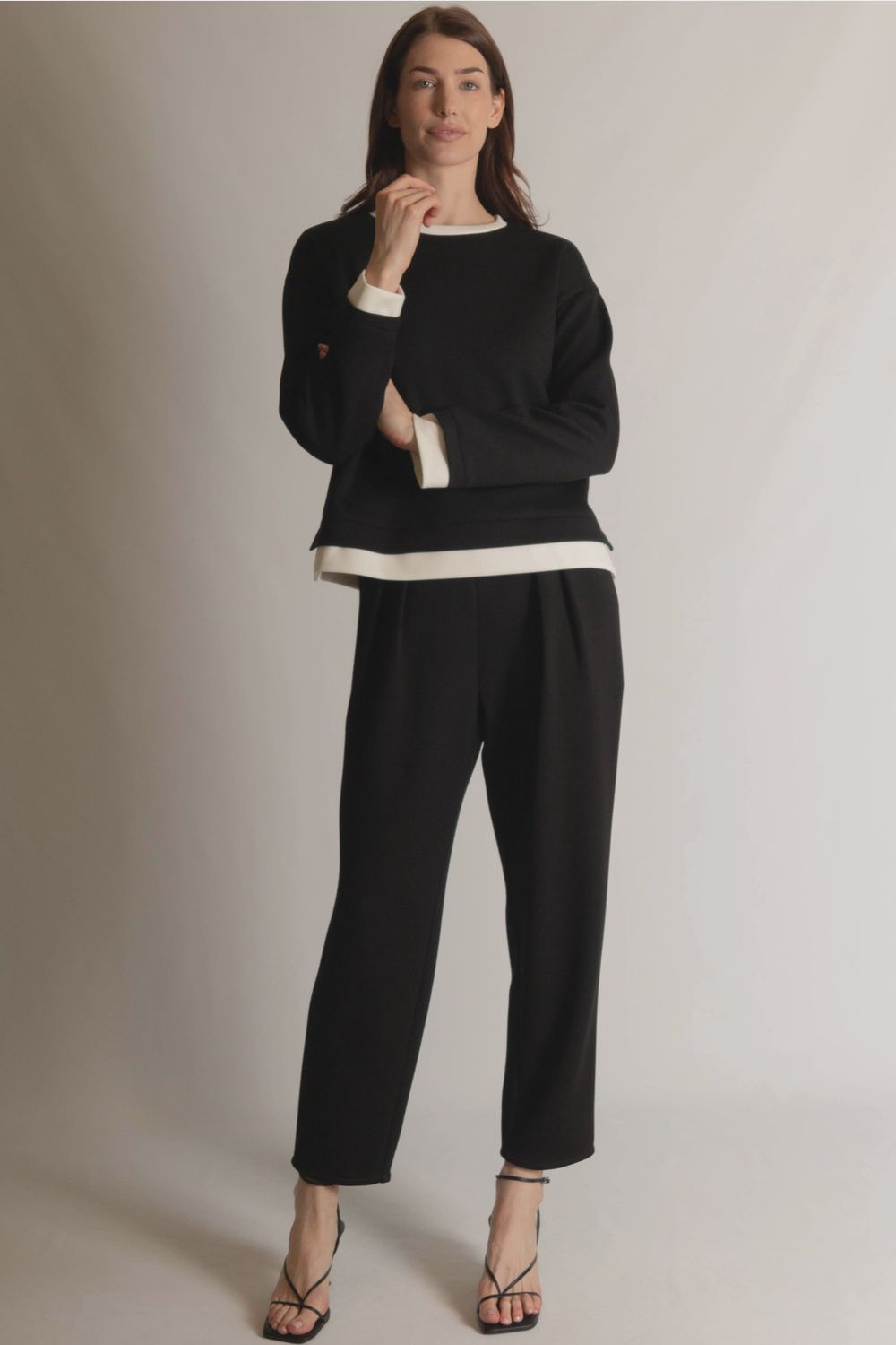 Contrast Hem Top
