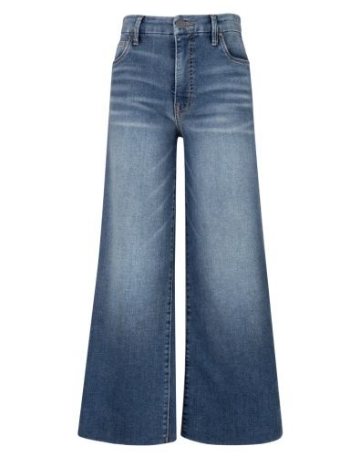 Meg High Rise Fab Ab Wide Leg Raw Hem - Milestone, Size: 12