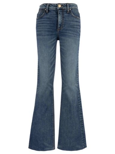 Stella High Rise Fab Ab Flare with Raw Hem - Debonairly, Size: 4