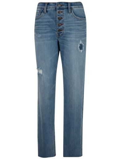 Rachael High Rise Fab Ab Mom with Regular Hem - Deserving, Size: 0