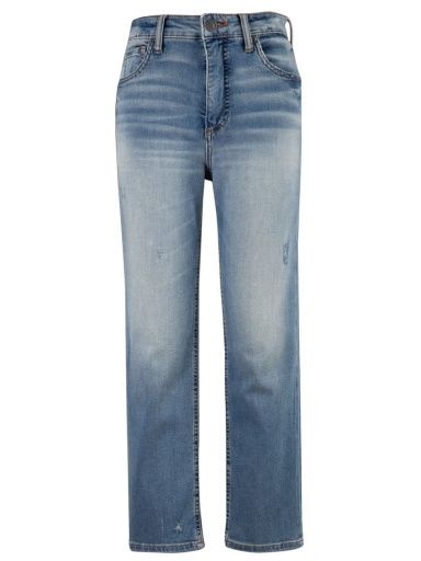 Elizabeth High Rise Fab Ab Straight Crop, Size: 0