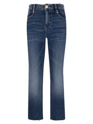 Rachael High Rise Fab Ab Mom with Raw Hem - Explore