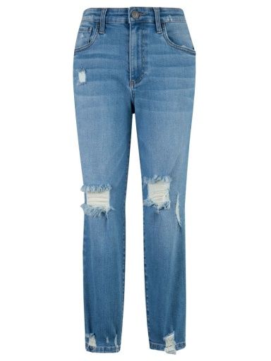 Rachael High Rise Fab Ab Mom Jean - Stylish, Colour: ZANY, Size: 0