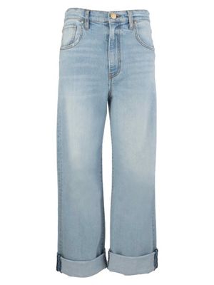 Gwen High Rise Extra Wide Leg with Roll Up