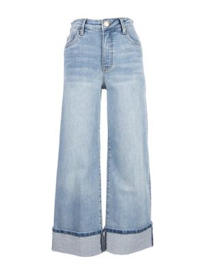MEG HIGH RISE FAB AB WIDE LEGS ROLL UP REGULAR HEM  - Charming