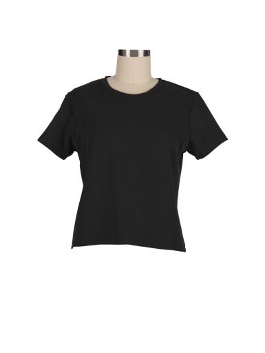REMINGTON- SCOOP NECK CROP S/S SHIRT, Size: XS